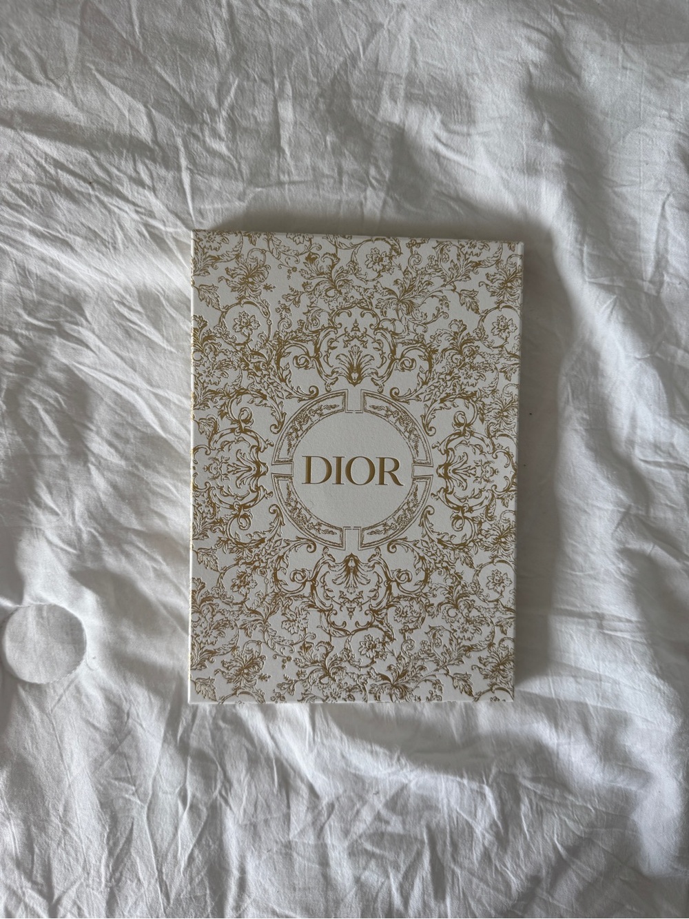 Dior Notebook Gift Box - White & Gold